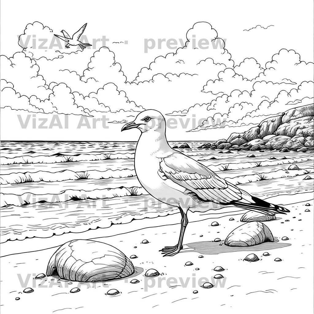 More Animal Coloring Pages — sample page