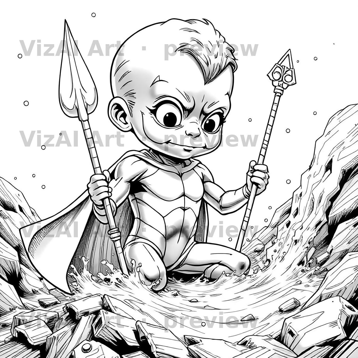 Halloween & Creatures Coloring Pages — sample page