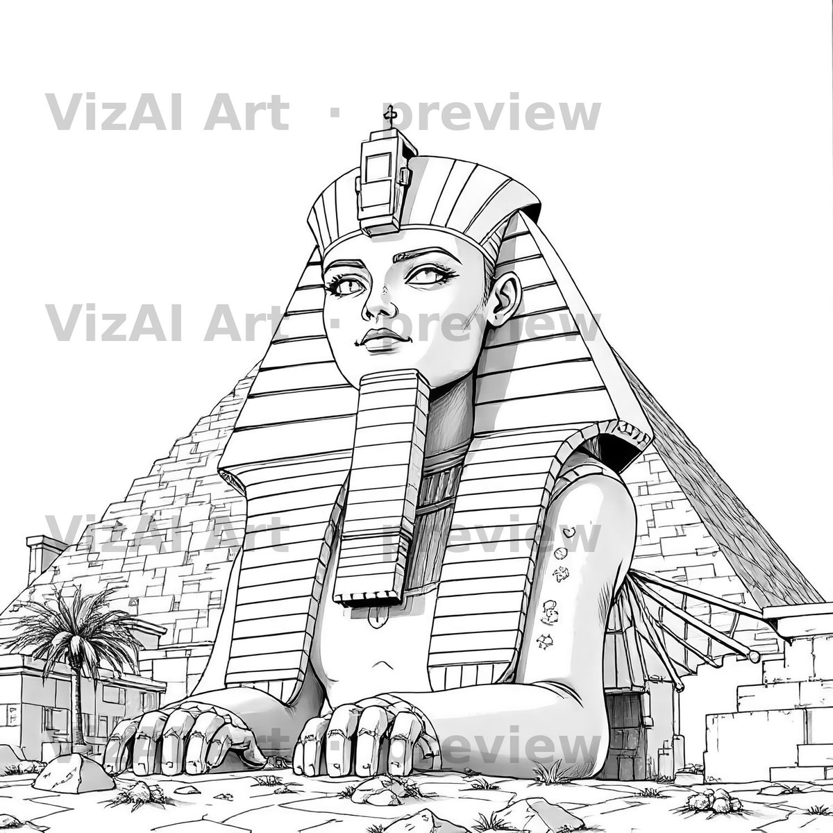 Places, Travel & Architecture Coloring Pages — sample page