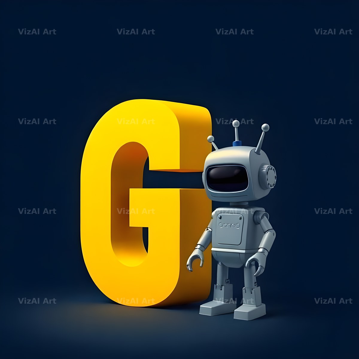 Robot alphabet letter G