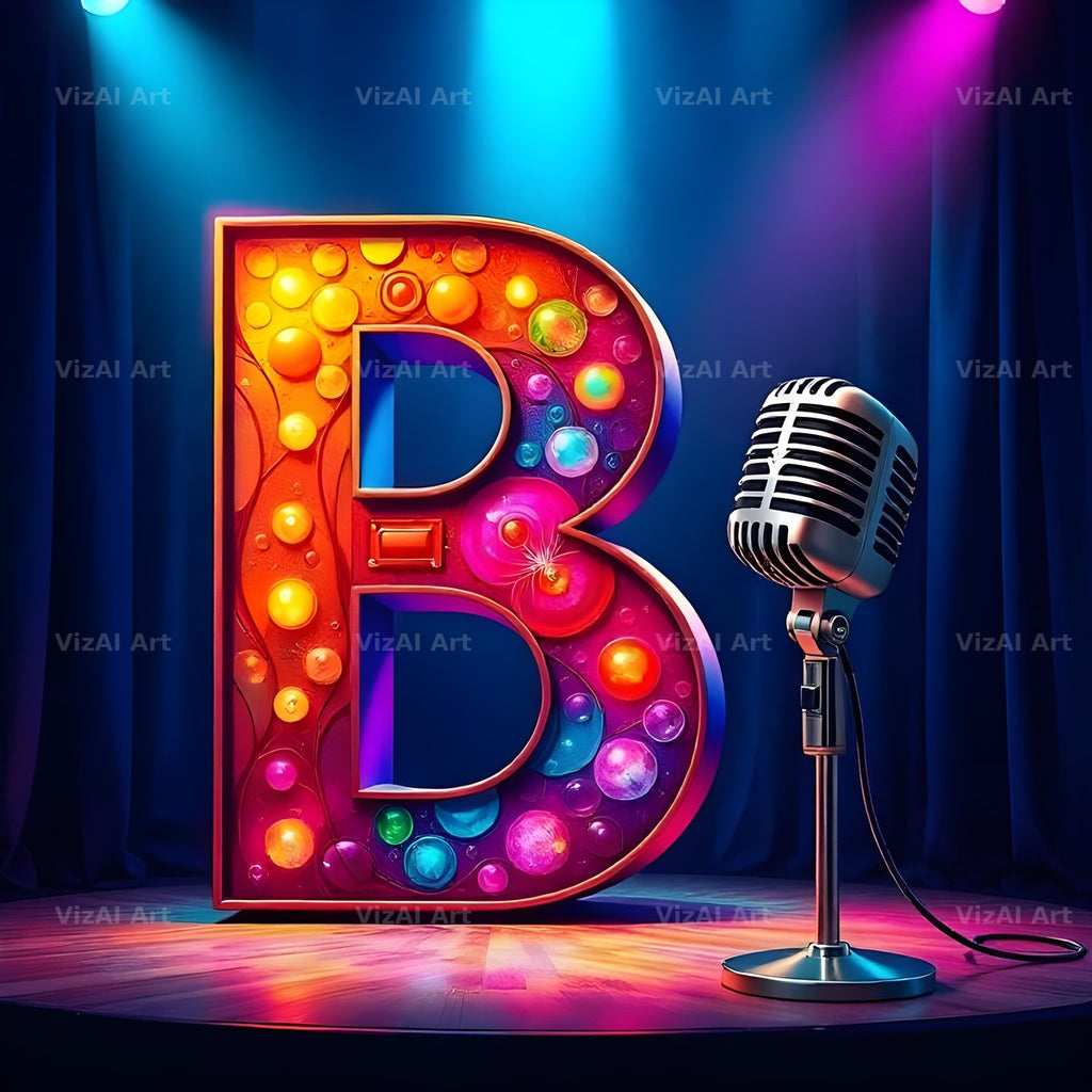 Concert Stage alphabet letter B
