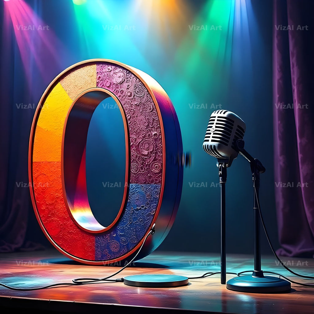 Concert Stage alphabet letter O