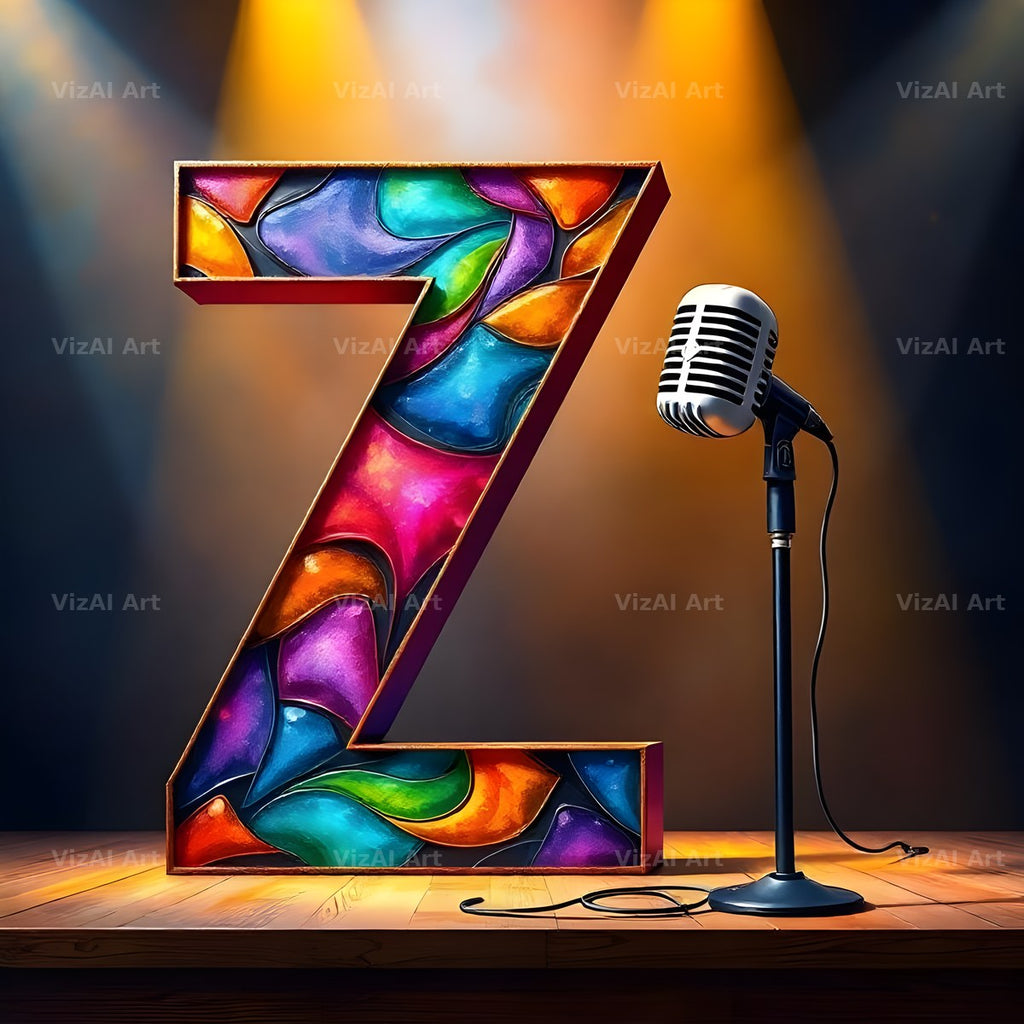 Concert Stage alphabet letter Z