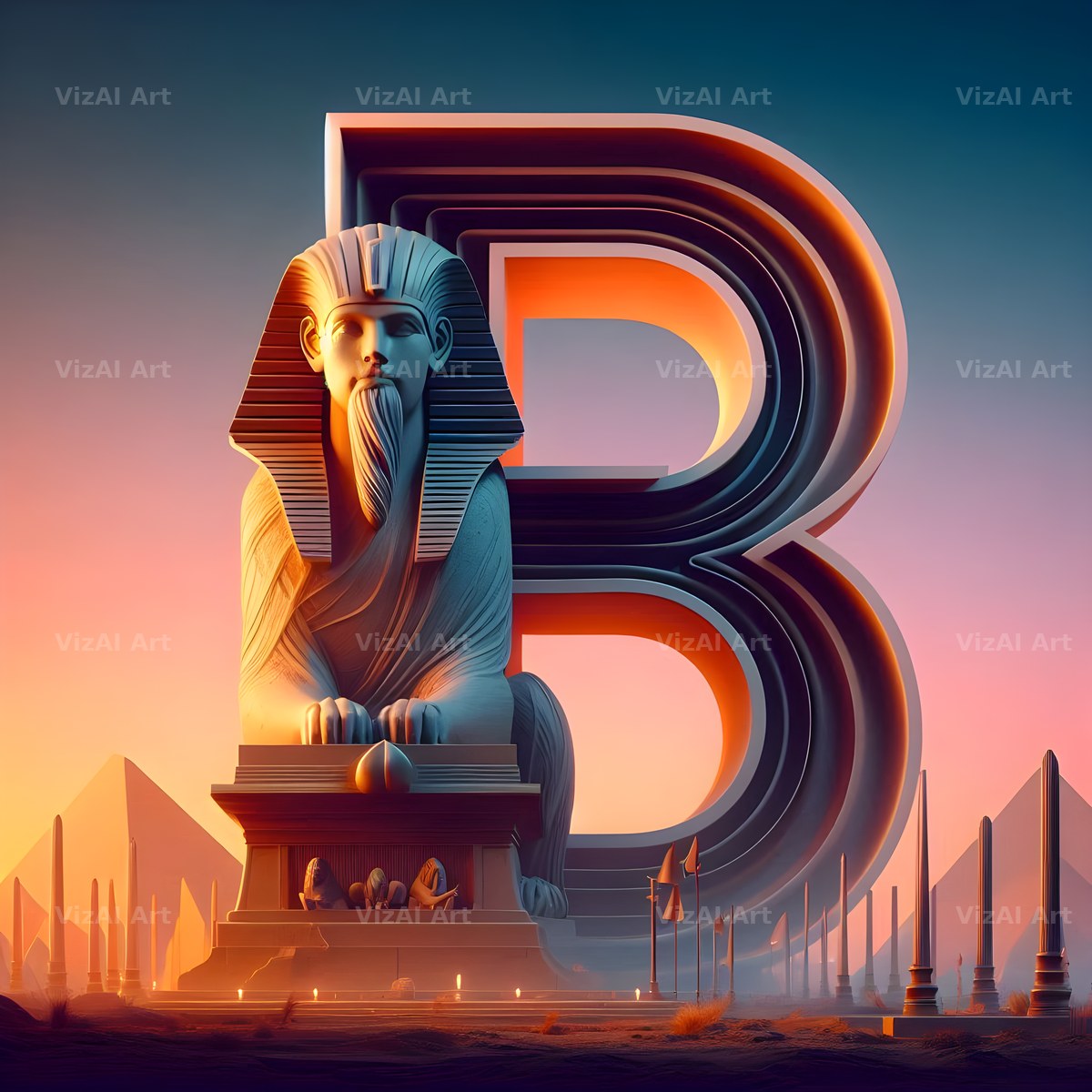Sphinx alphabet letter B