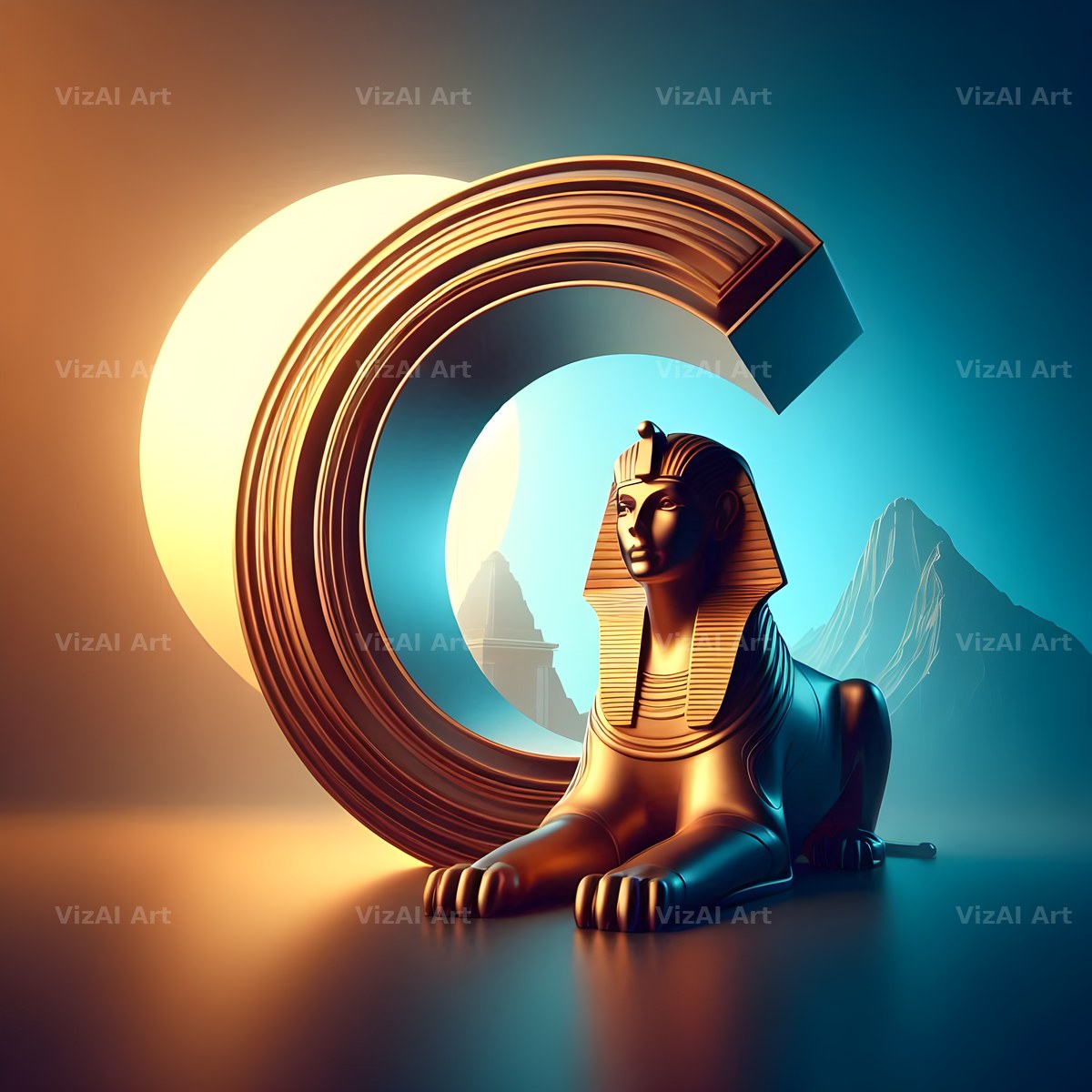 Sphinx alphabet letter C