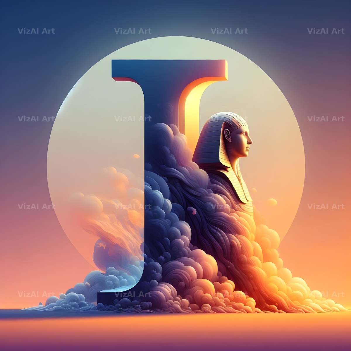 Sphinx alphabet letter I