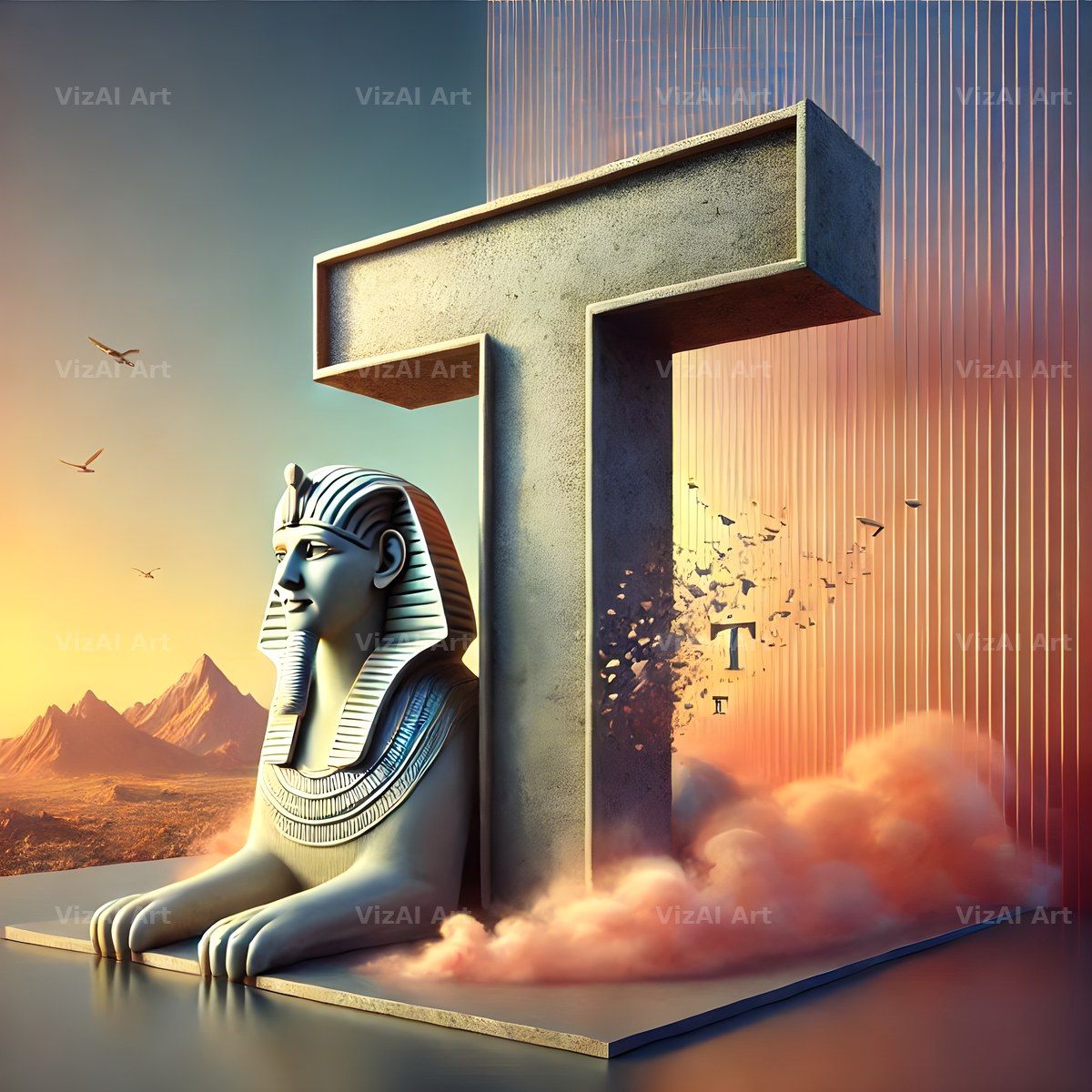 Sphinx alphabet letter T