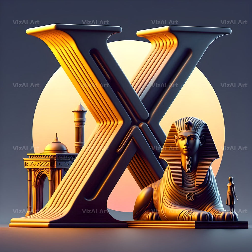 Sphinx alphabet letter X