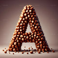 Chestnut Roast Warmth alphabet — printable letter A