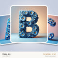 VizAI Art — complete A–Z printable alphabet set