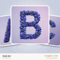 VizAI Art — complete A–Z printable alphabet set