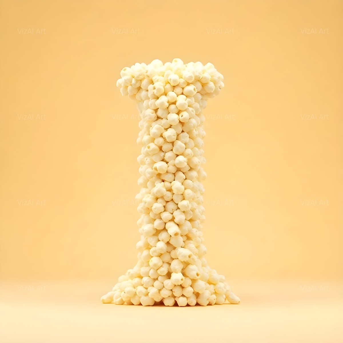 Buttered Popcorn alphabet — printable letter I