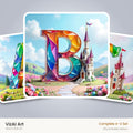 VizAI Art — complete A–Z printable alphabet set