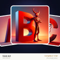 VizAI Art — complete A–Z printable alphabet set