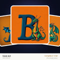 VizAI Art — complete A–Z printable alphabet set