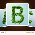 Fresh Cucumber Crunch alphabet — choose an individual printable letter