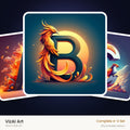 VizAI Art — complete A–Z printable alphabet set