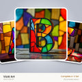 VizAI Art — complete A–Z printable alphabet set