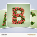 Watermelon Slice Summer alphabet — choose an individual printable letter