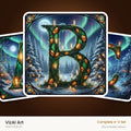 VizAI Art — complete A–Z printable alphabet set