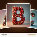 VizAI Art — complete A–Z printable alphabet set
