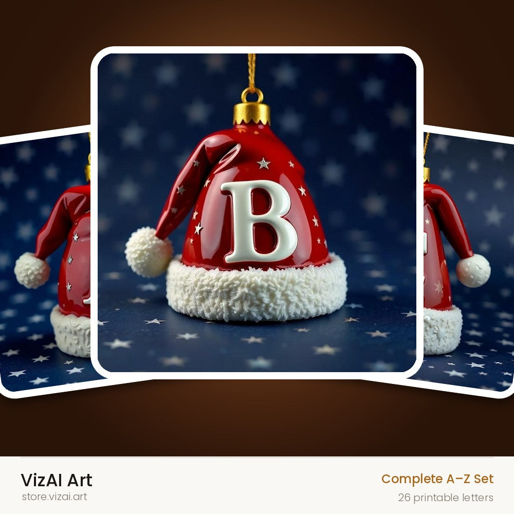 VizAI Art — complete A–Z printable alphabet set