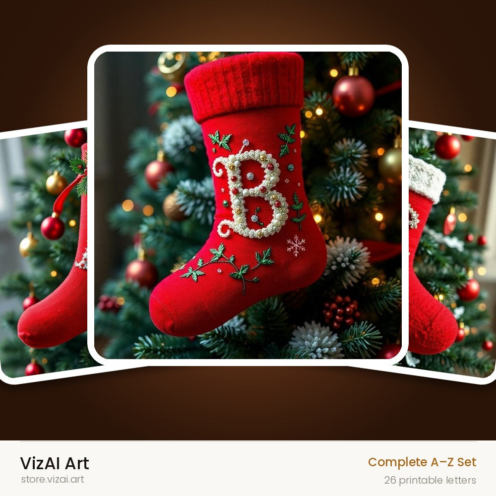 VizAI Art — complete A–Z printable alphabet set