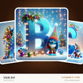 VizAI Art — complete A–Z printable alphabet set