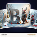 VizAI Art — complete A–Z printable alphabet set