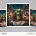 VizAI Art — complete A–Z printable alphabet set