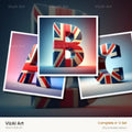 Union Jack alphabet — choose an individual printable letter