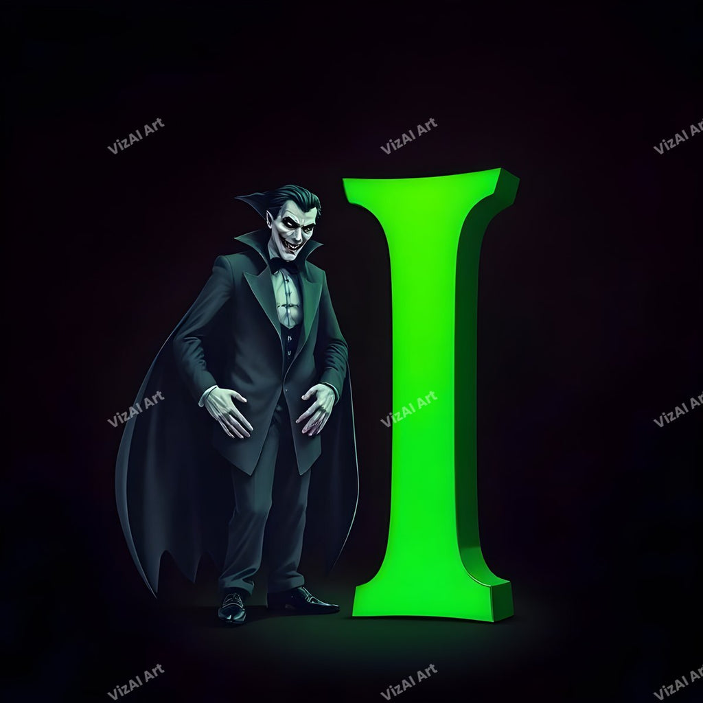 Vampire alphabet letter I