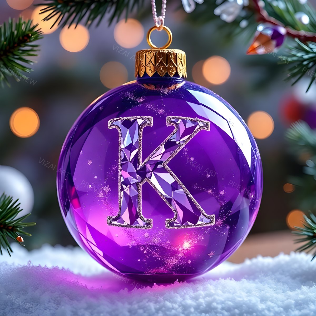 Letter K printable wall art