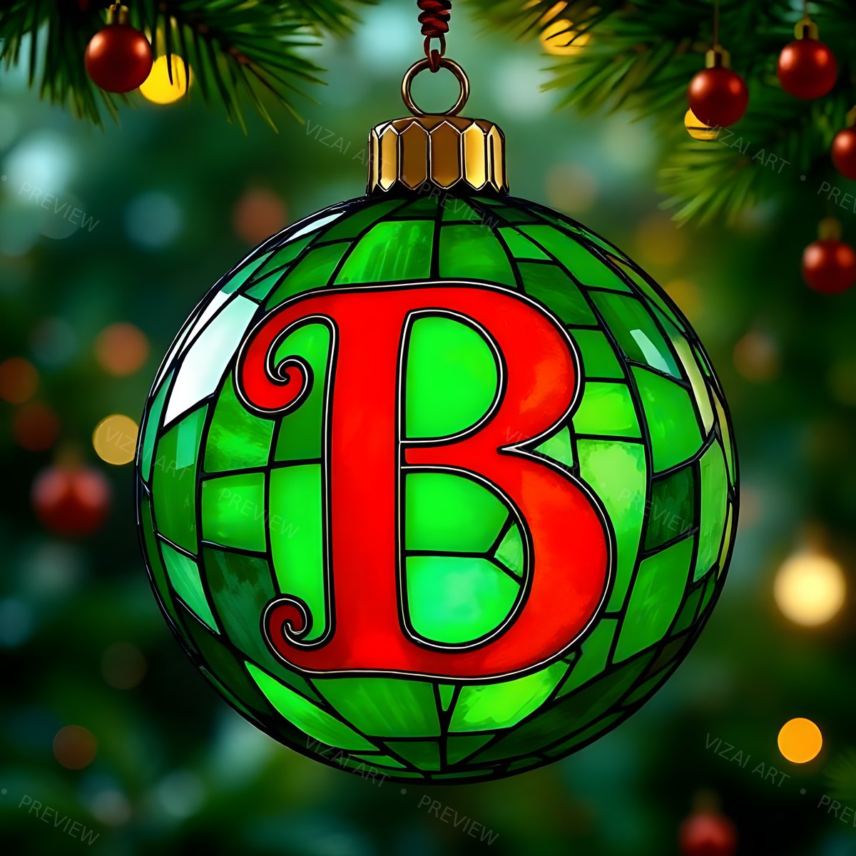 Letter B printable wall art