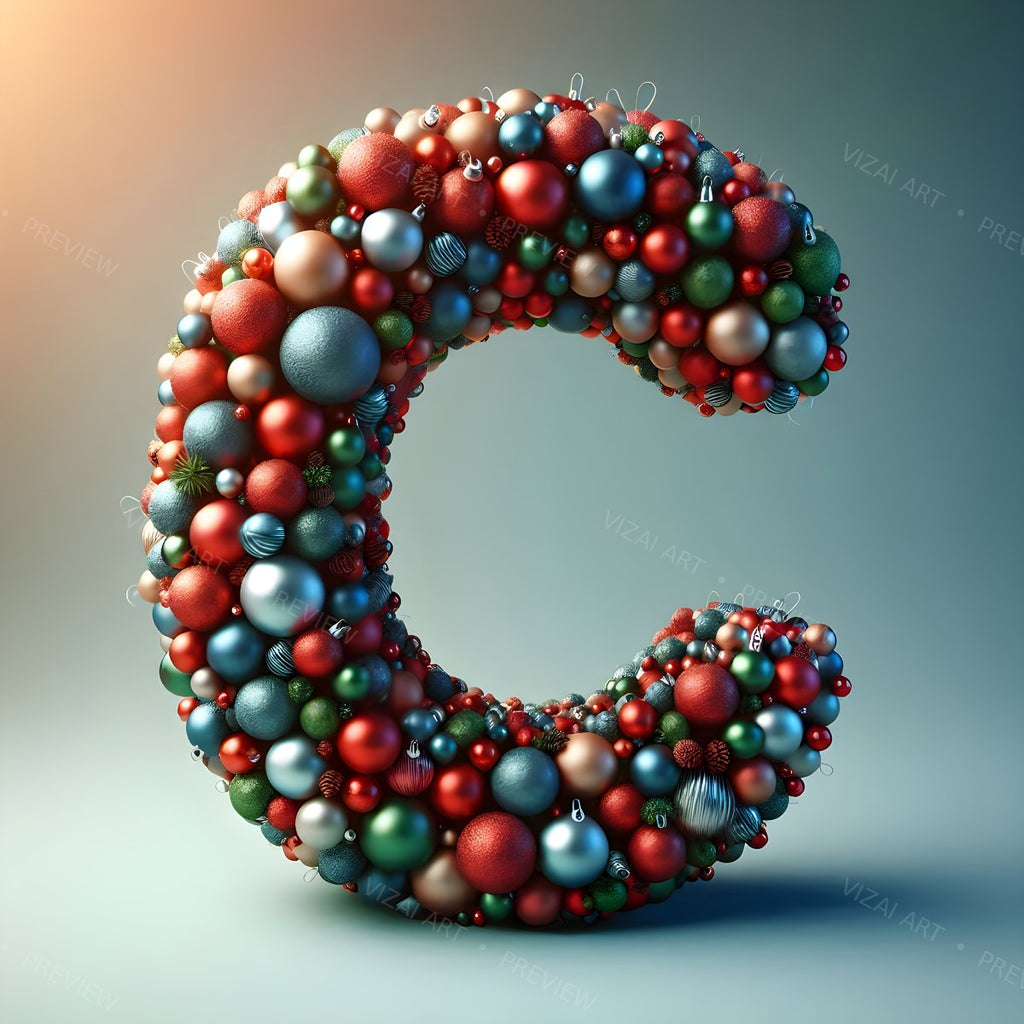 Letter C printable wall art