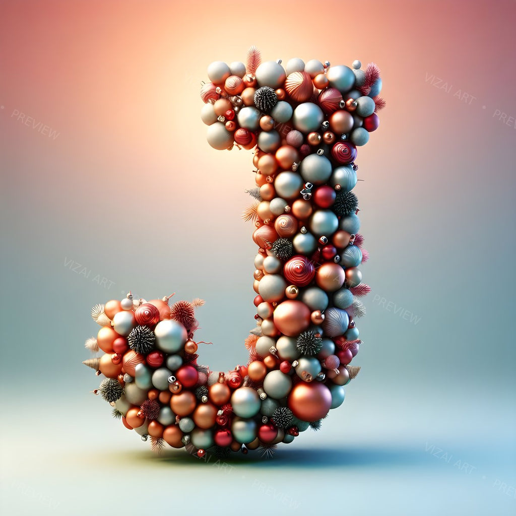 Letter J printable wall art
