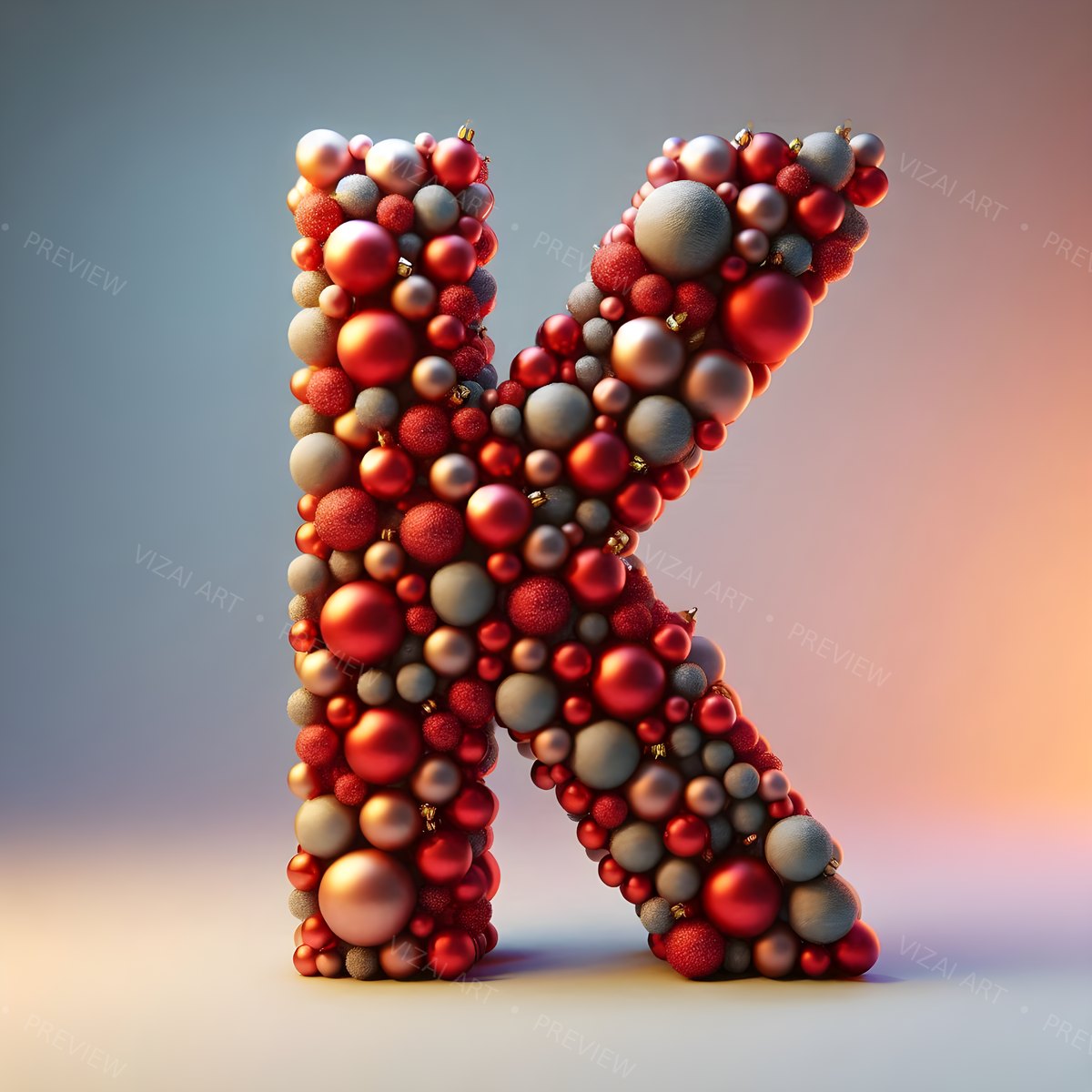 Letter K printable wall art