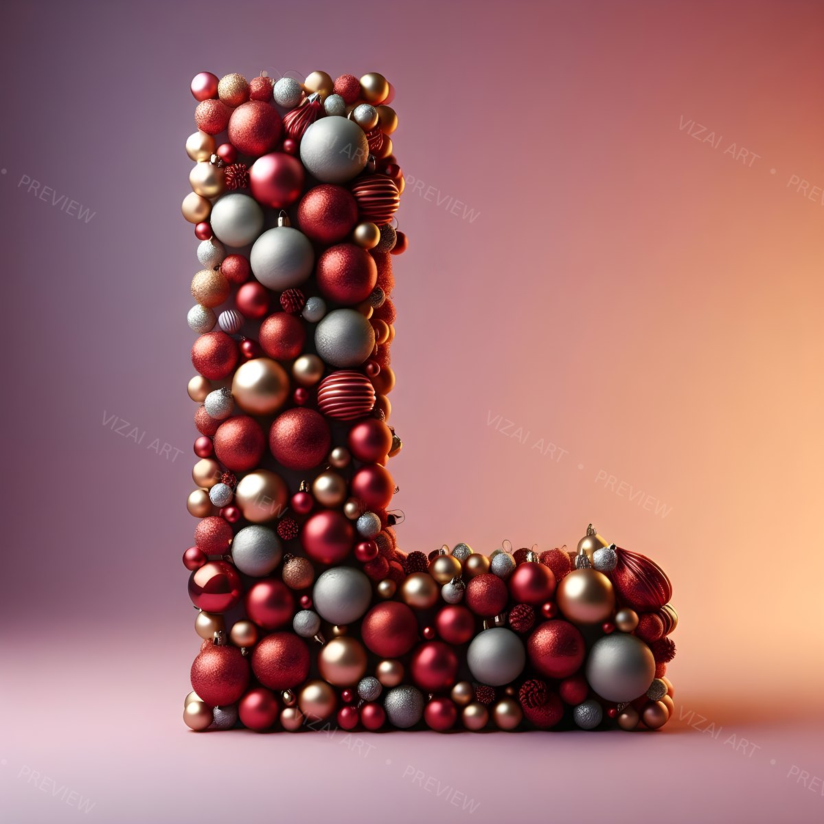 Letter L printable wall art