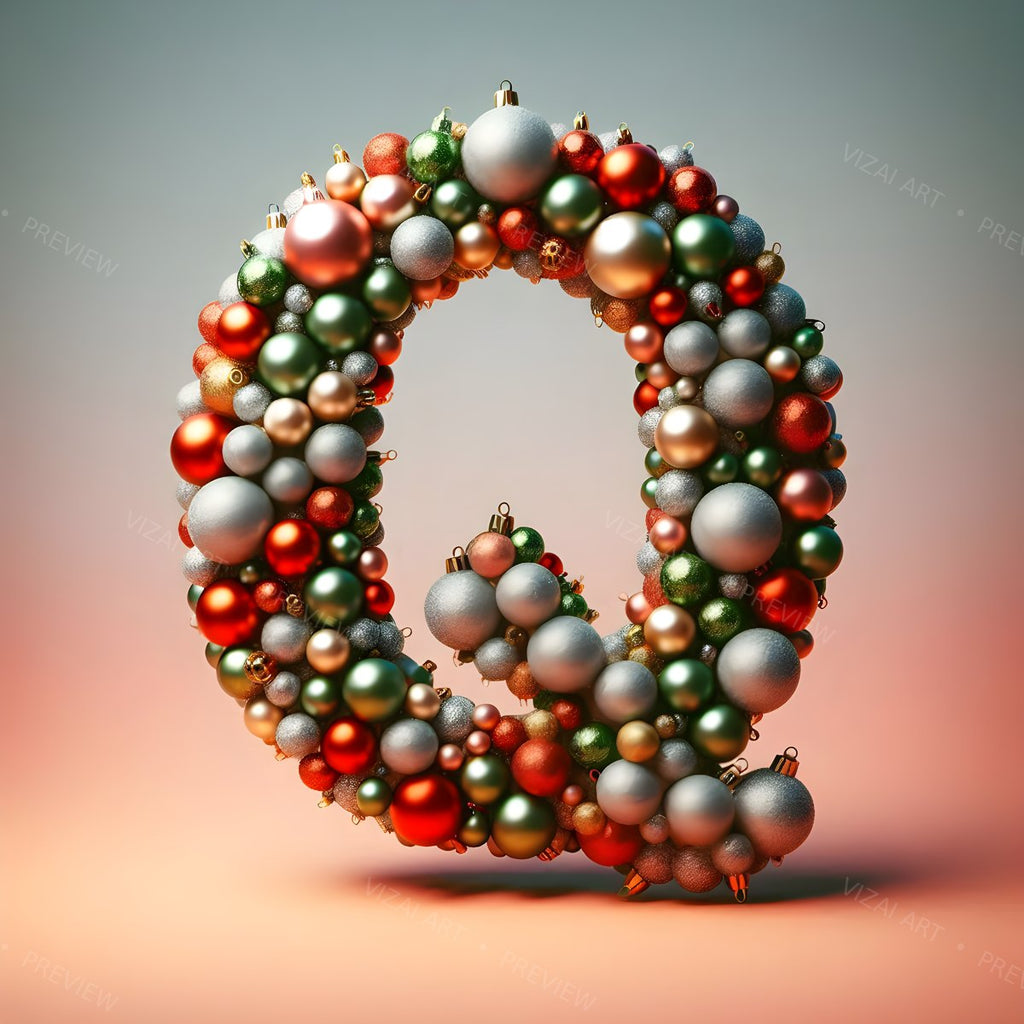 Letter Q printable wall art