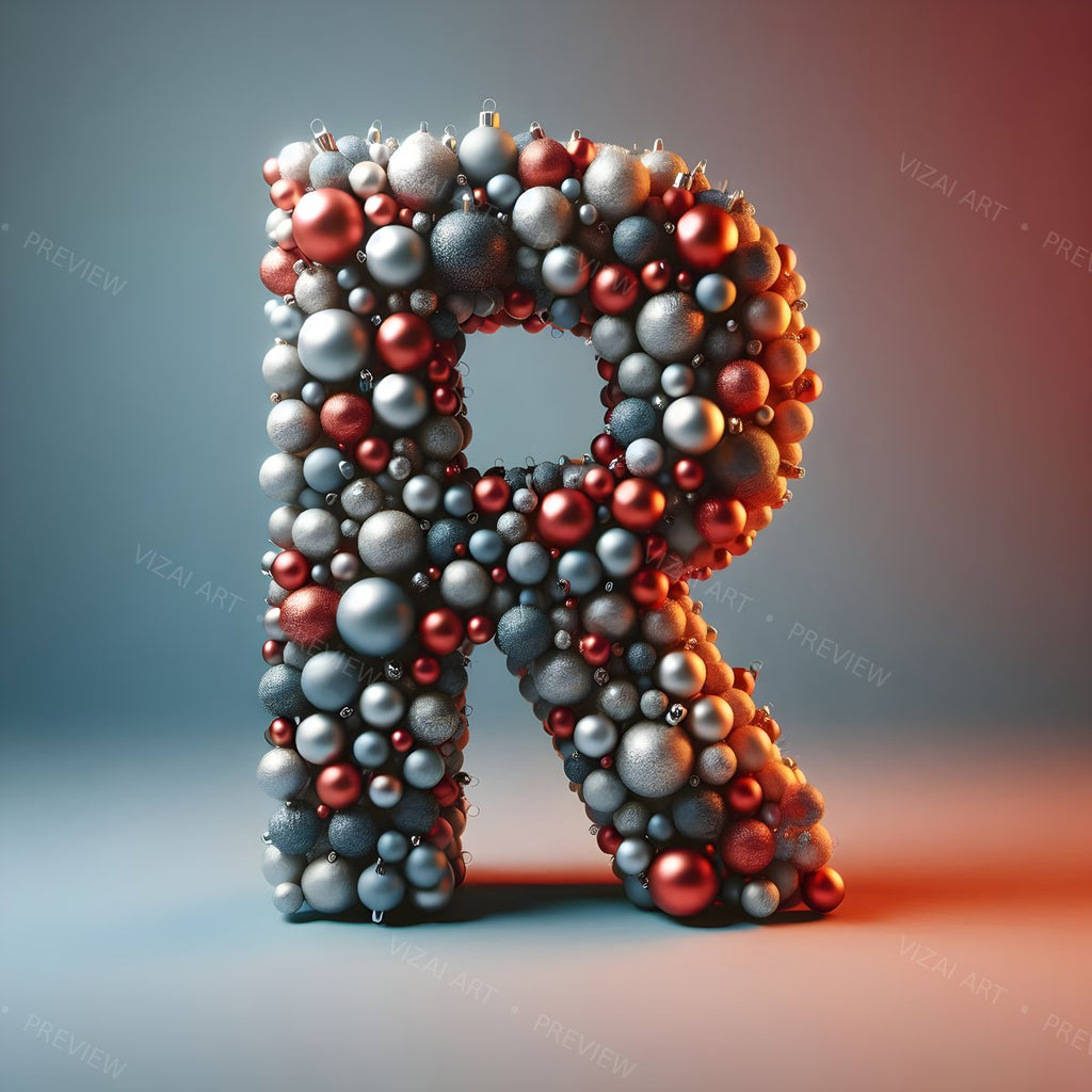 Letter R printable wall art