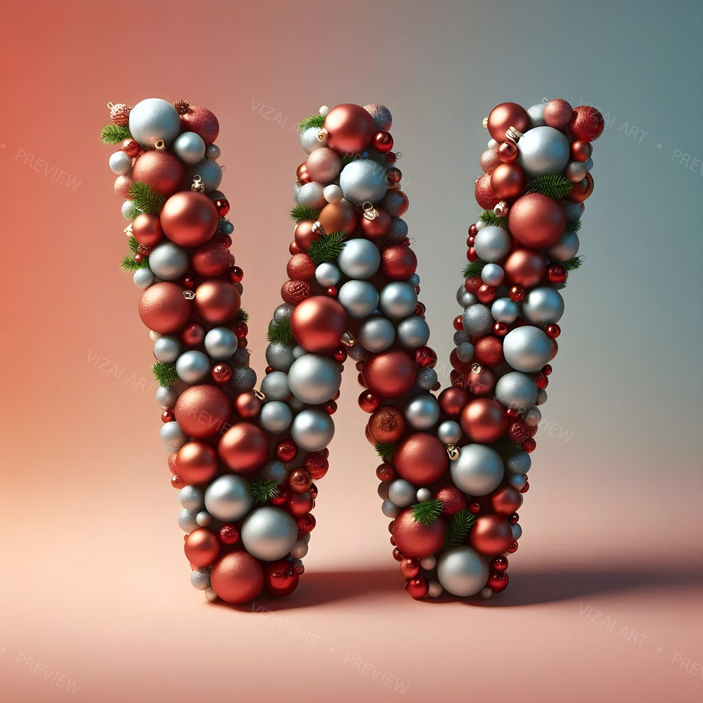 Letter W printable wall art