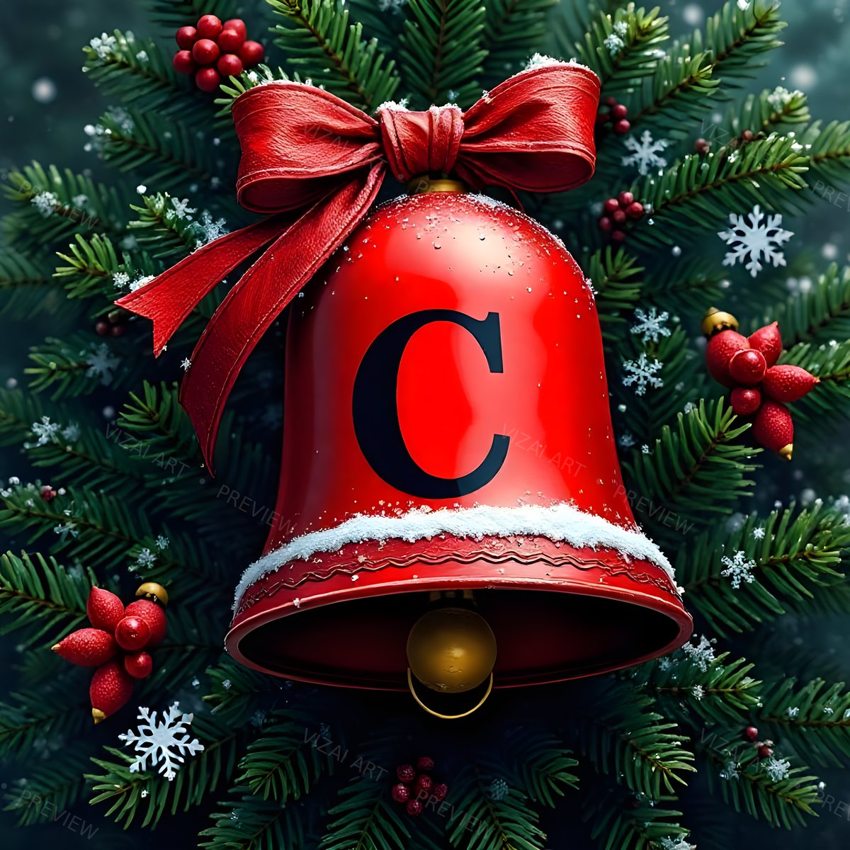 Letter C printable wall art