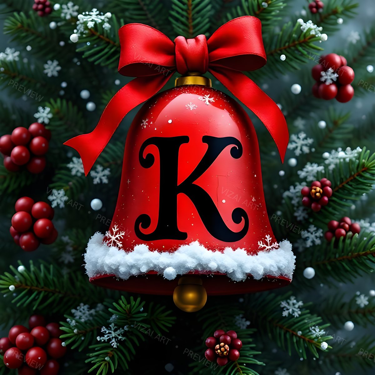 Letter K printable wall art