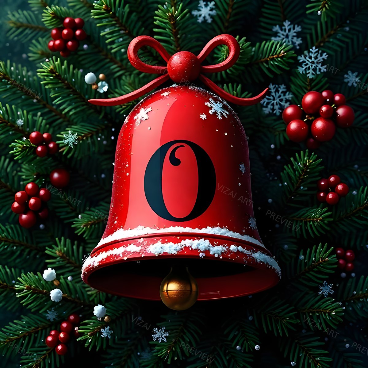 Letter O printable wall art