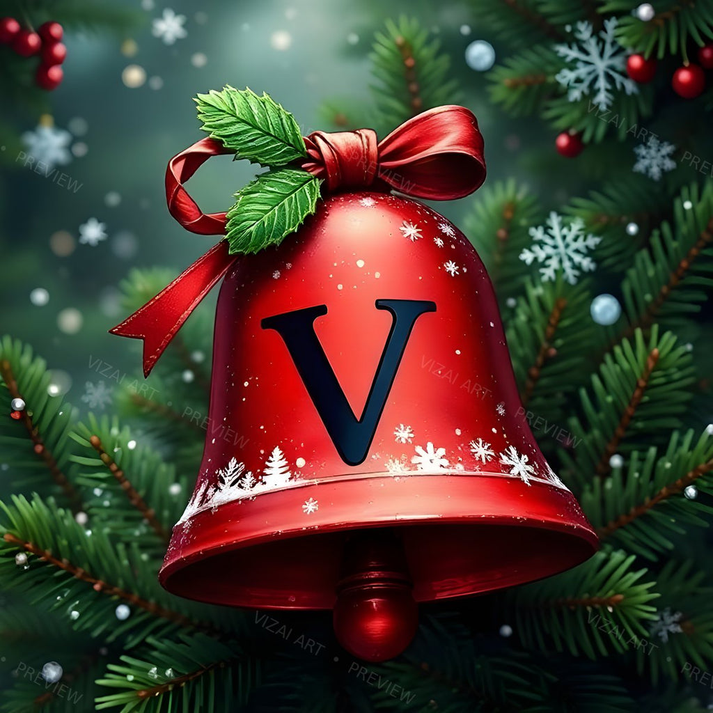 Letter V printable wall art