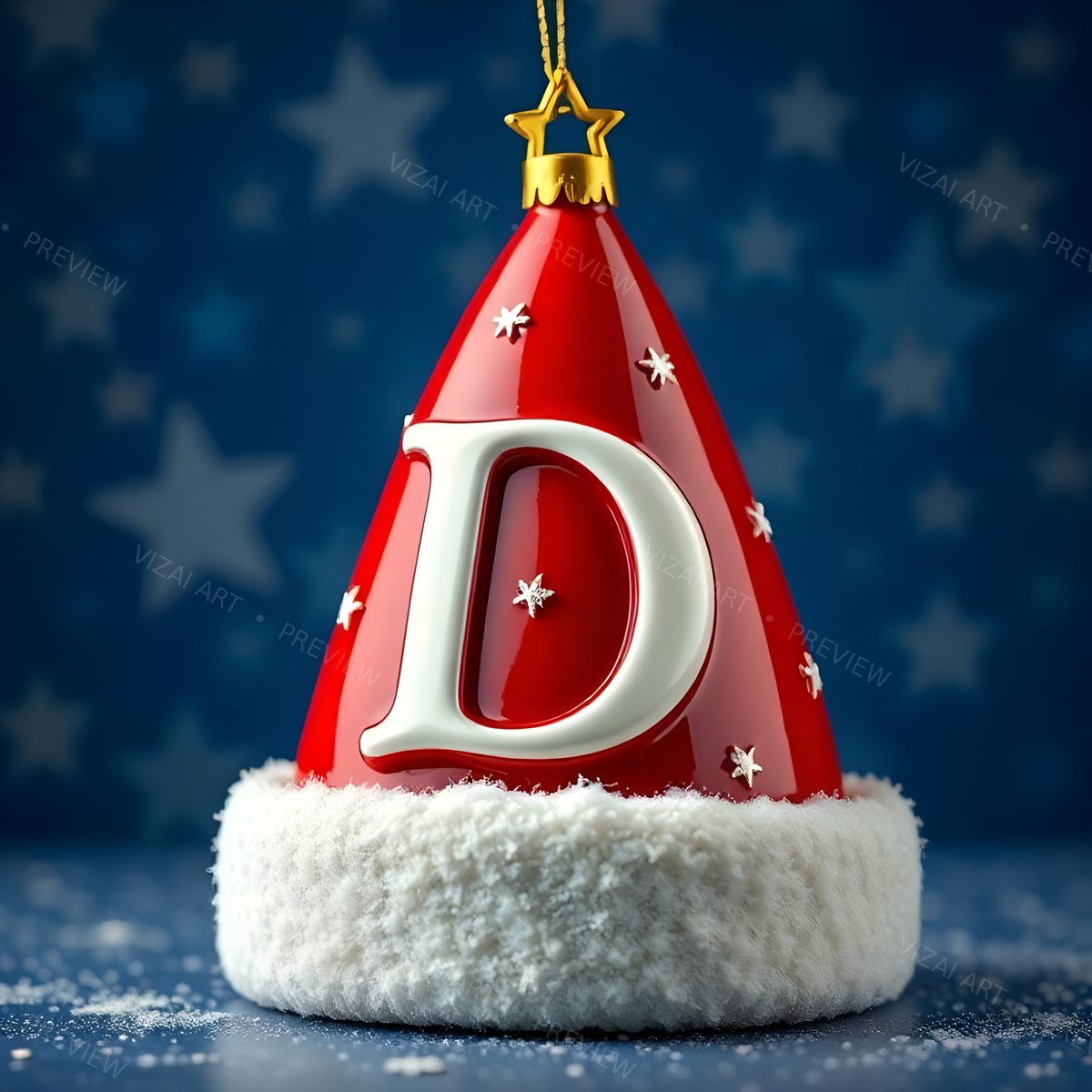Letter D printable wall art