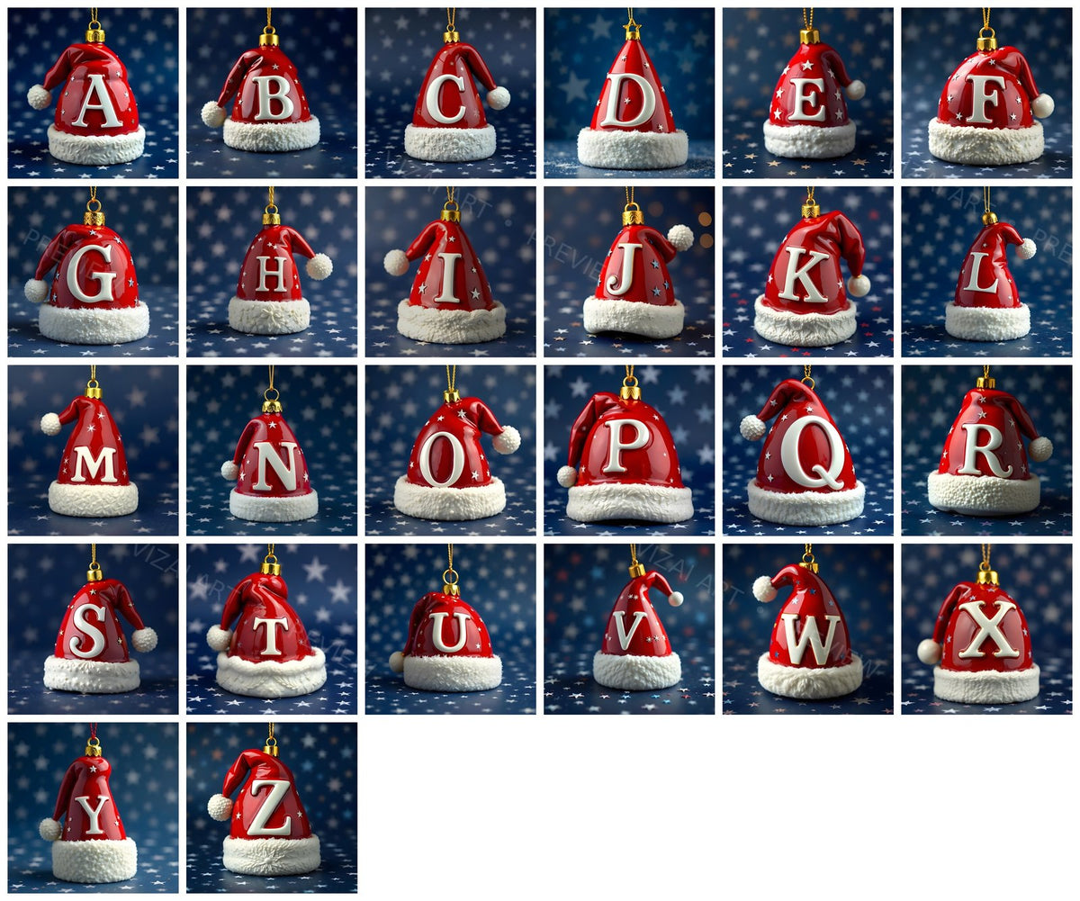 Complete A-Z alphabet grid preview
