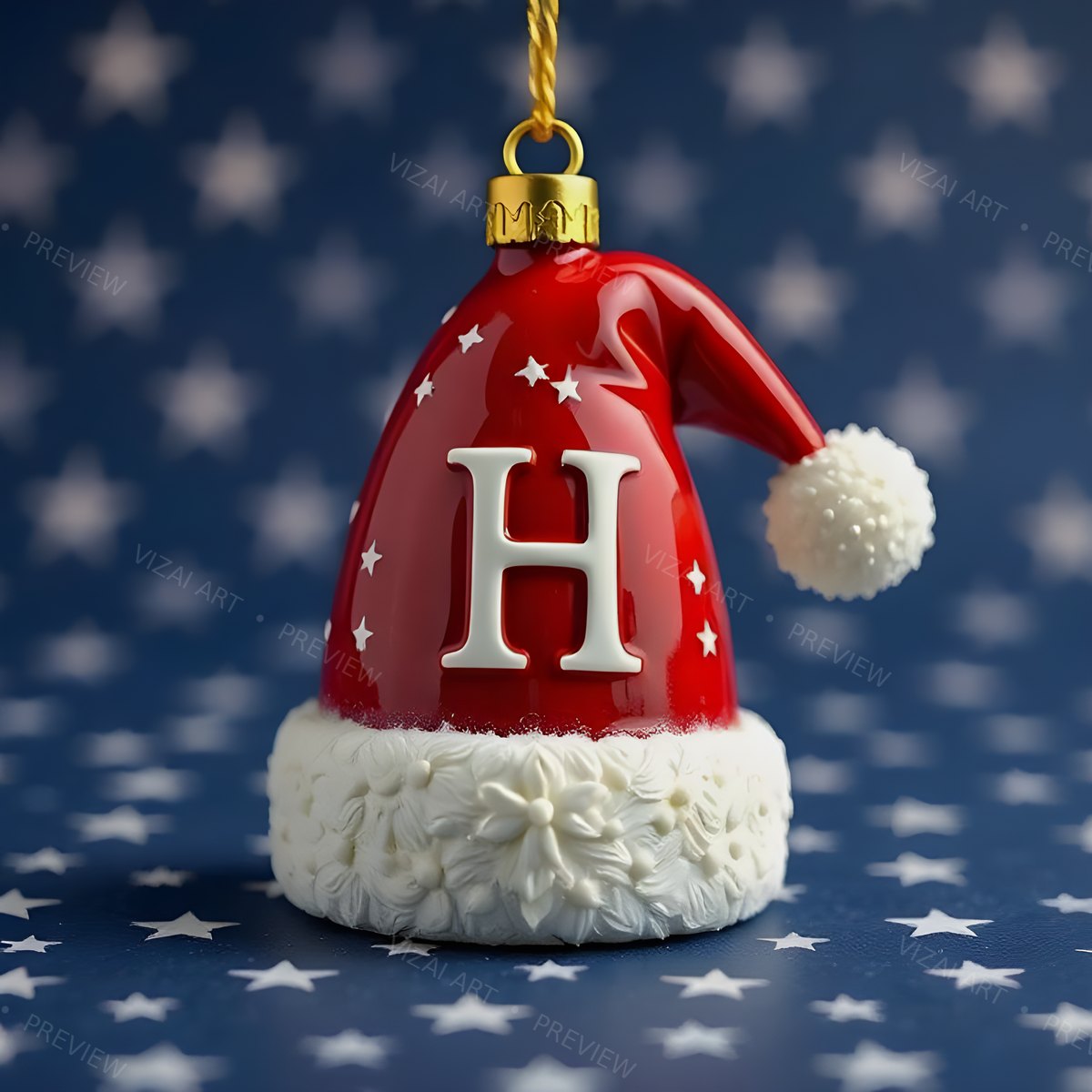 Letter H printable wall art