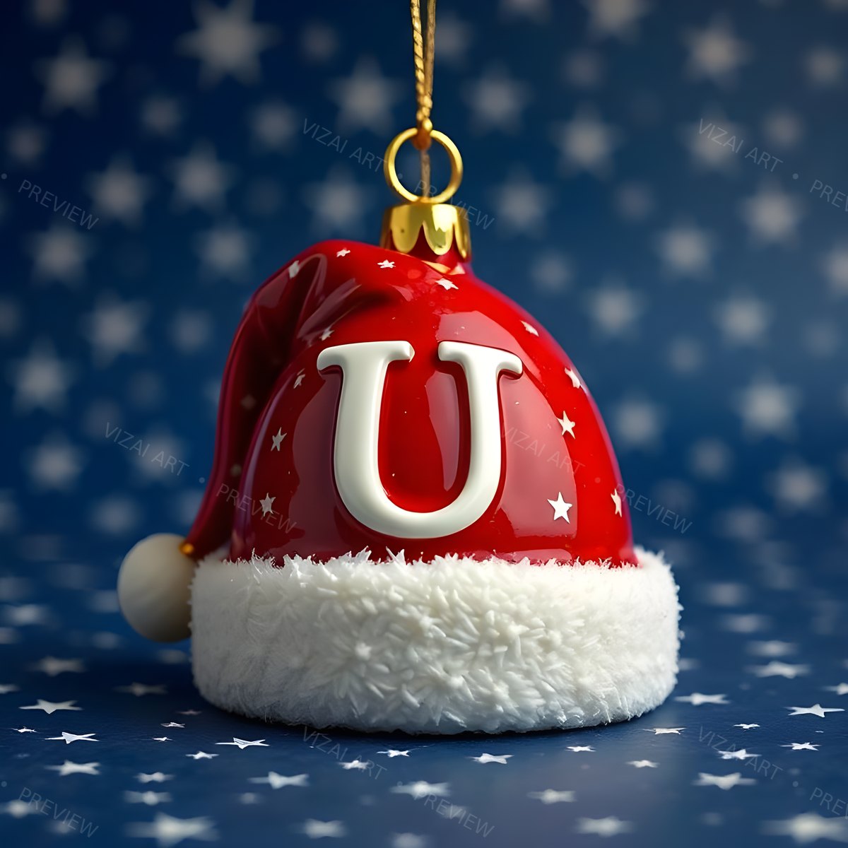 Letter U printable wall art