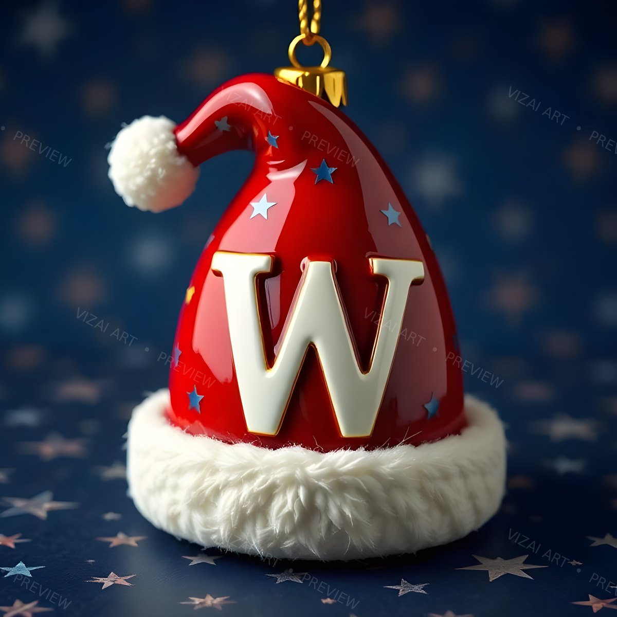 Letter W printable wall art